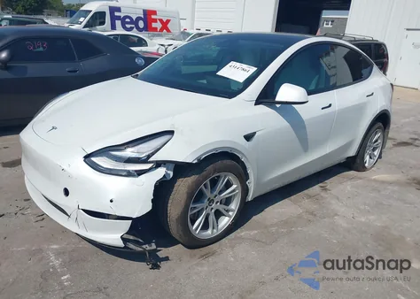2021 Tesla Model Y Long Range Dual Motor All-Wheel Drive from USA, damaged, VIN 5YJYGDEE8MF283538